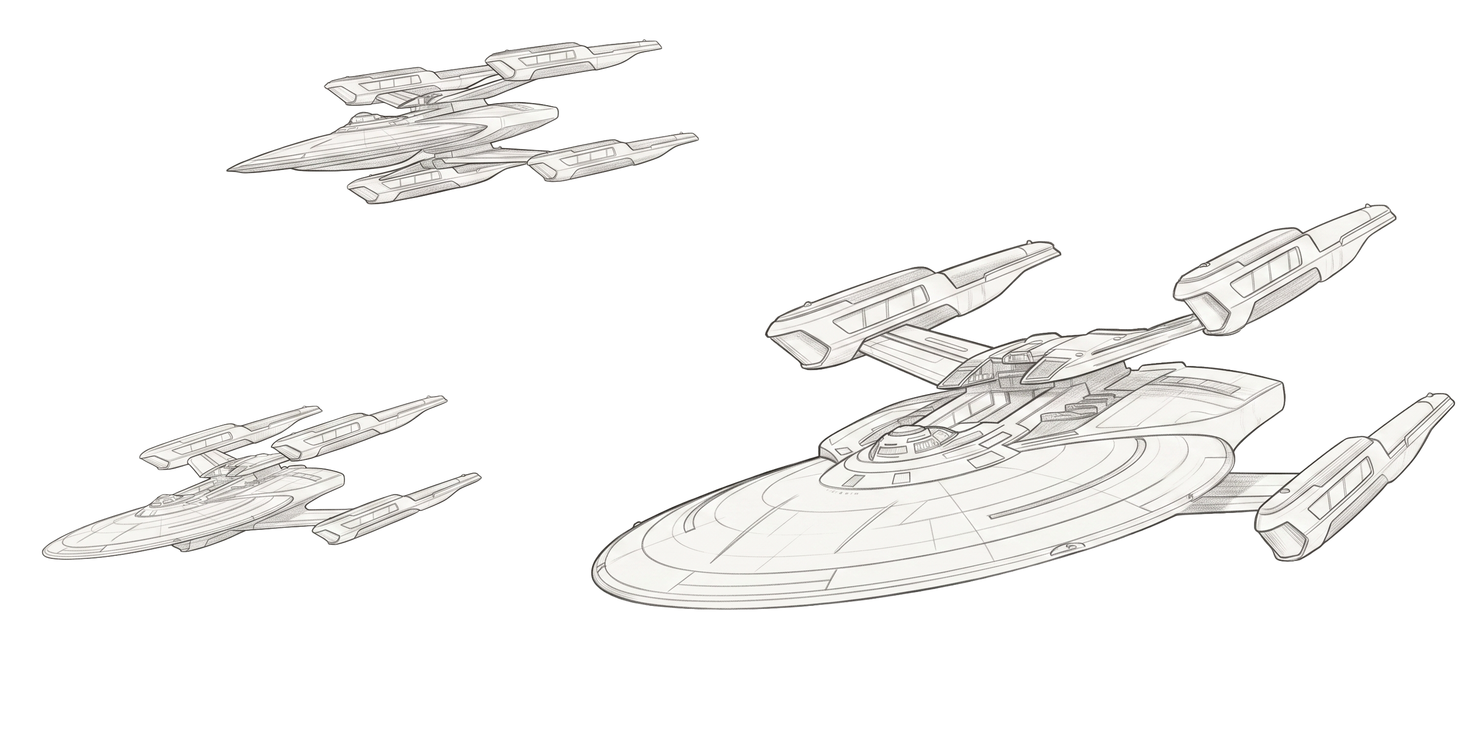 USS Kepler formation flight